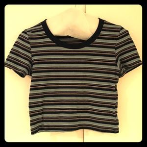 Cute Striped Divided by H&M Crop Top